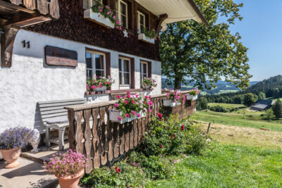Hof Balkon Blumen